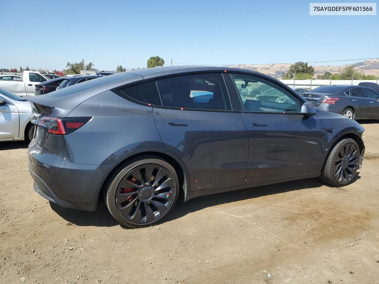 2020 Tesla Model Y VIN: 7SAYGDEF5PF601566 Lot: 68360684