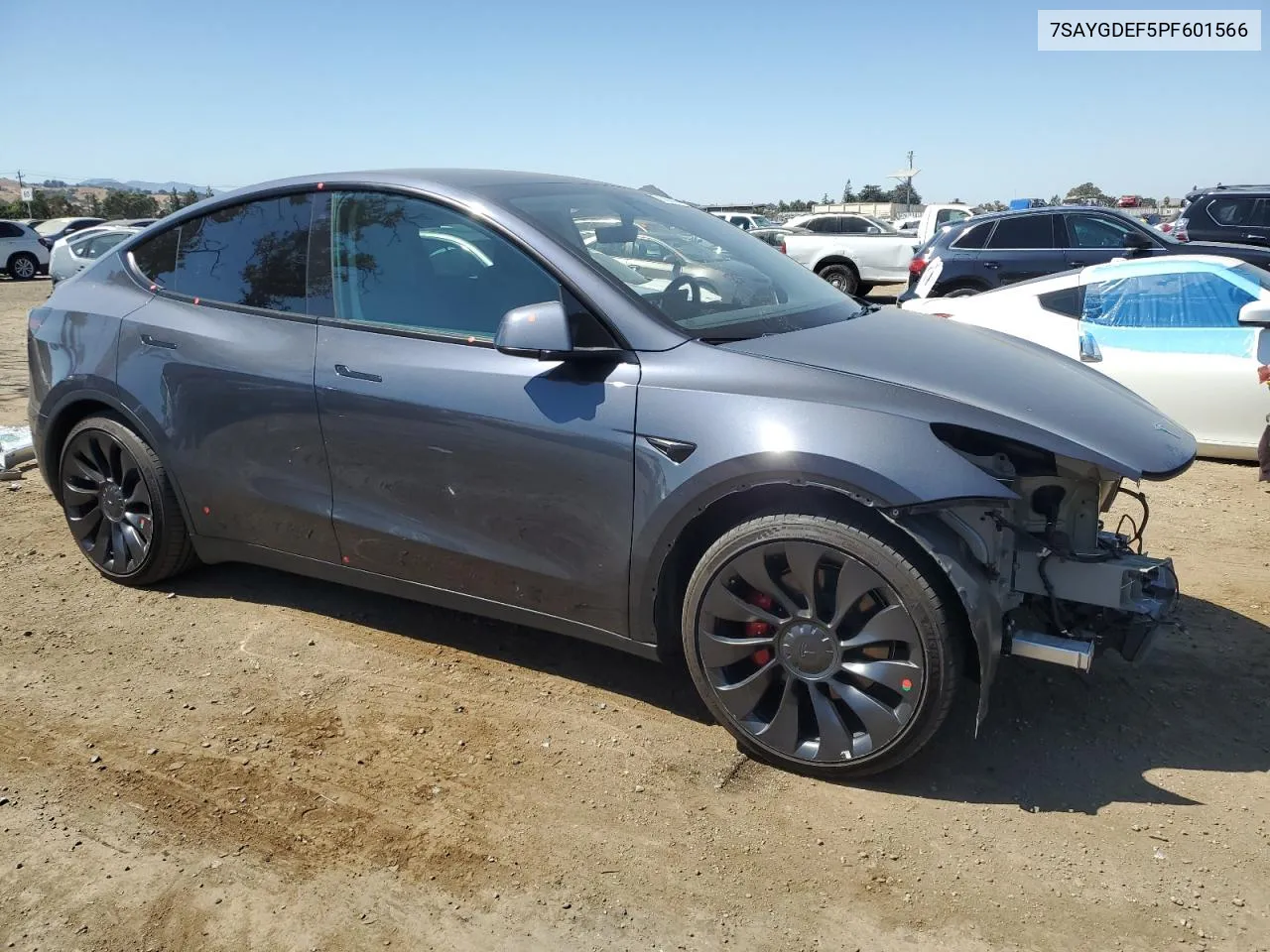 2020 Tesla Model Y VIN: 7SAYGDEF5PF601566 Lot: 68360684