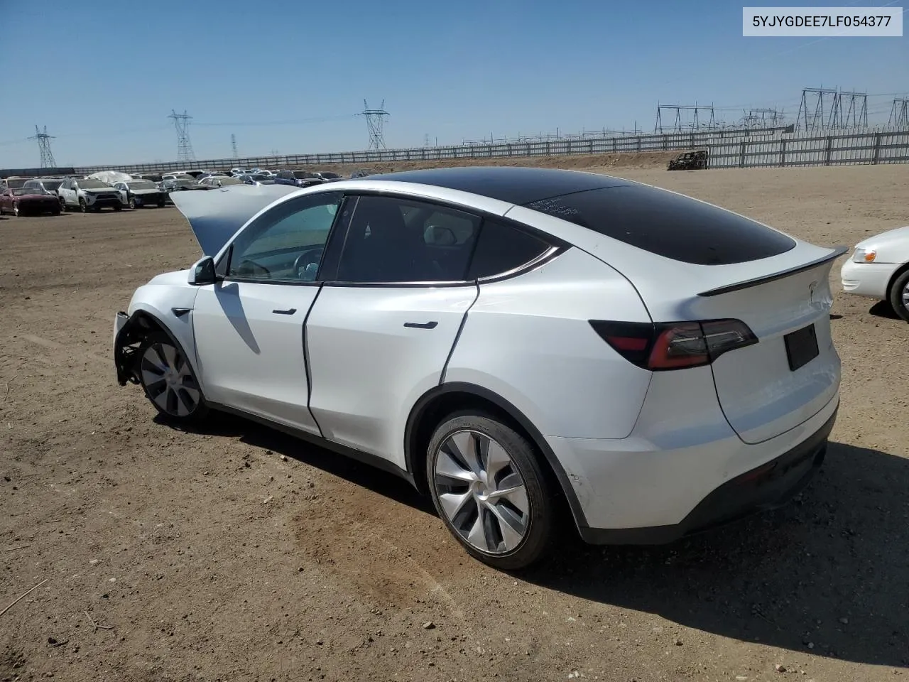 2020 Tesla Model Y VIN: 5YJYGDEE7LF054377 Lot: 68505274