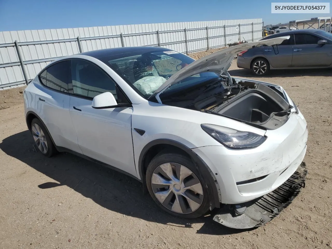 2020 Tesla Model Y VIN: 5YJYGDEE7LF054377 Lot: 68505274