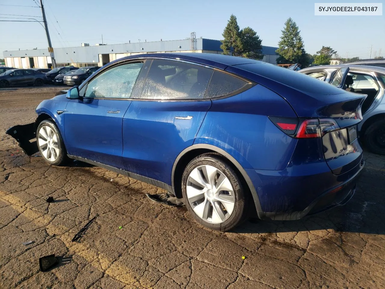 5YJYGDEE2LF043187 2020 Tesla Model Y