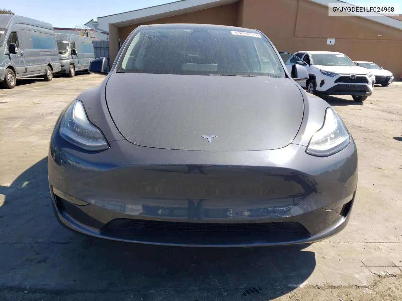 2020 Tesla Model Y VIN: 5YJYGDEE1LF024968 Lot: 69098374