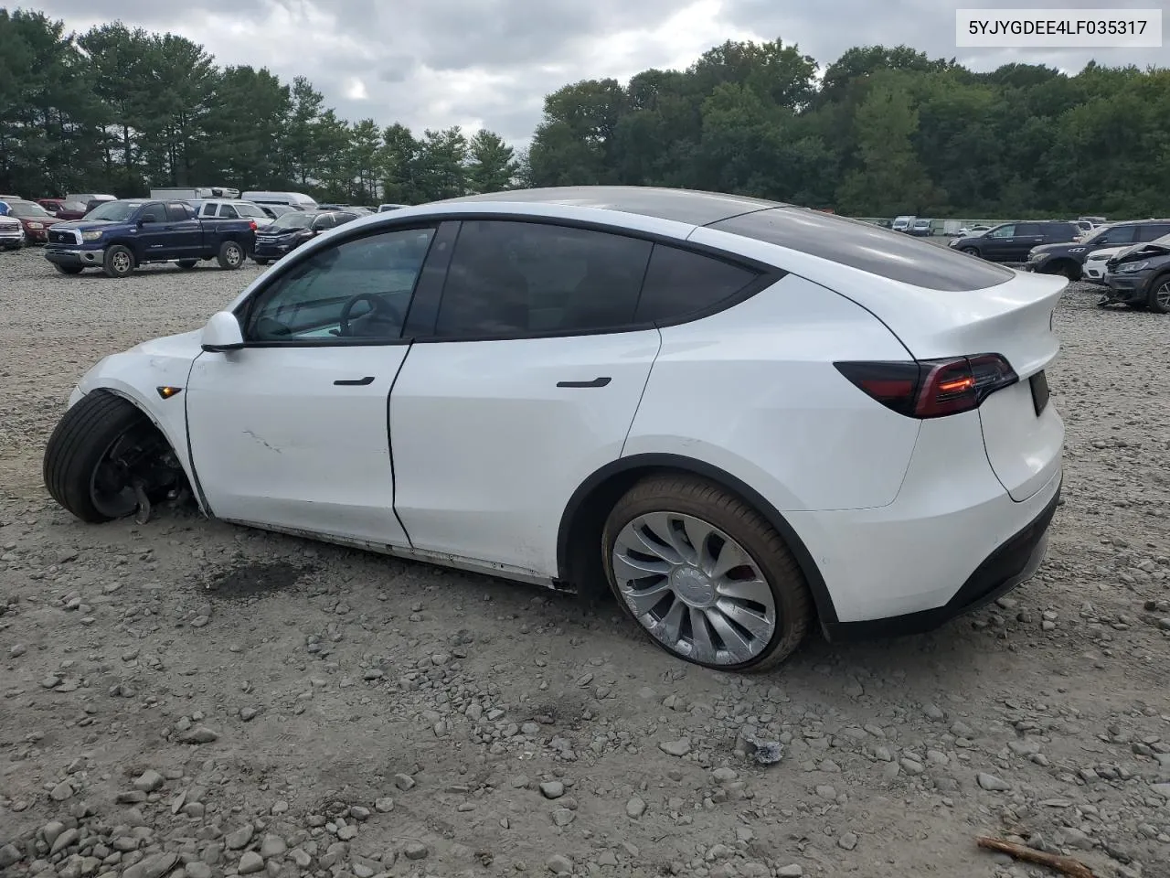 5YJYGDEE4LF035317 2020 Tesla Model Y