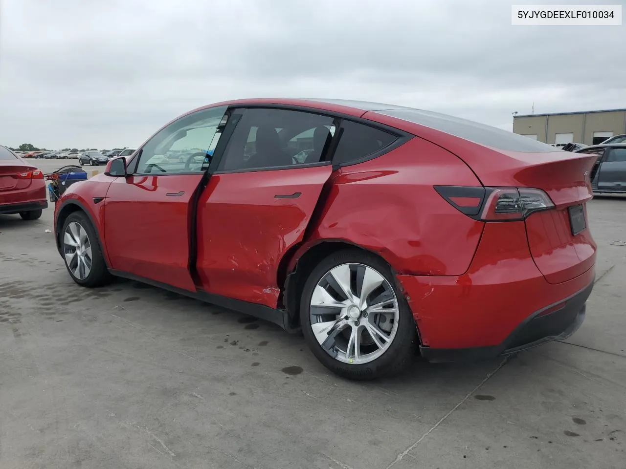 2020 Tesla Model Y VIN: 5YJYGDEEXLF010034 Lot: 69760784