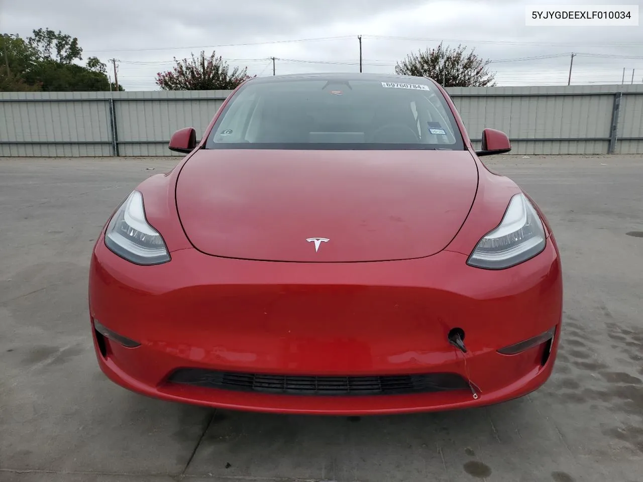 5YJYGDEEXLF010034 2020 Tesla Model Y