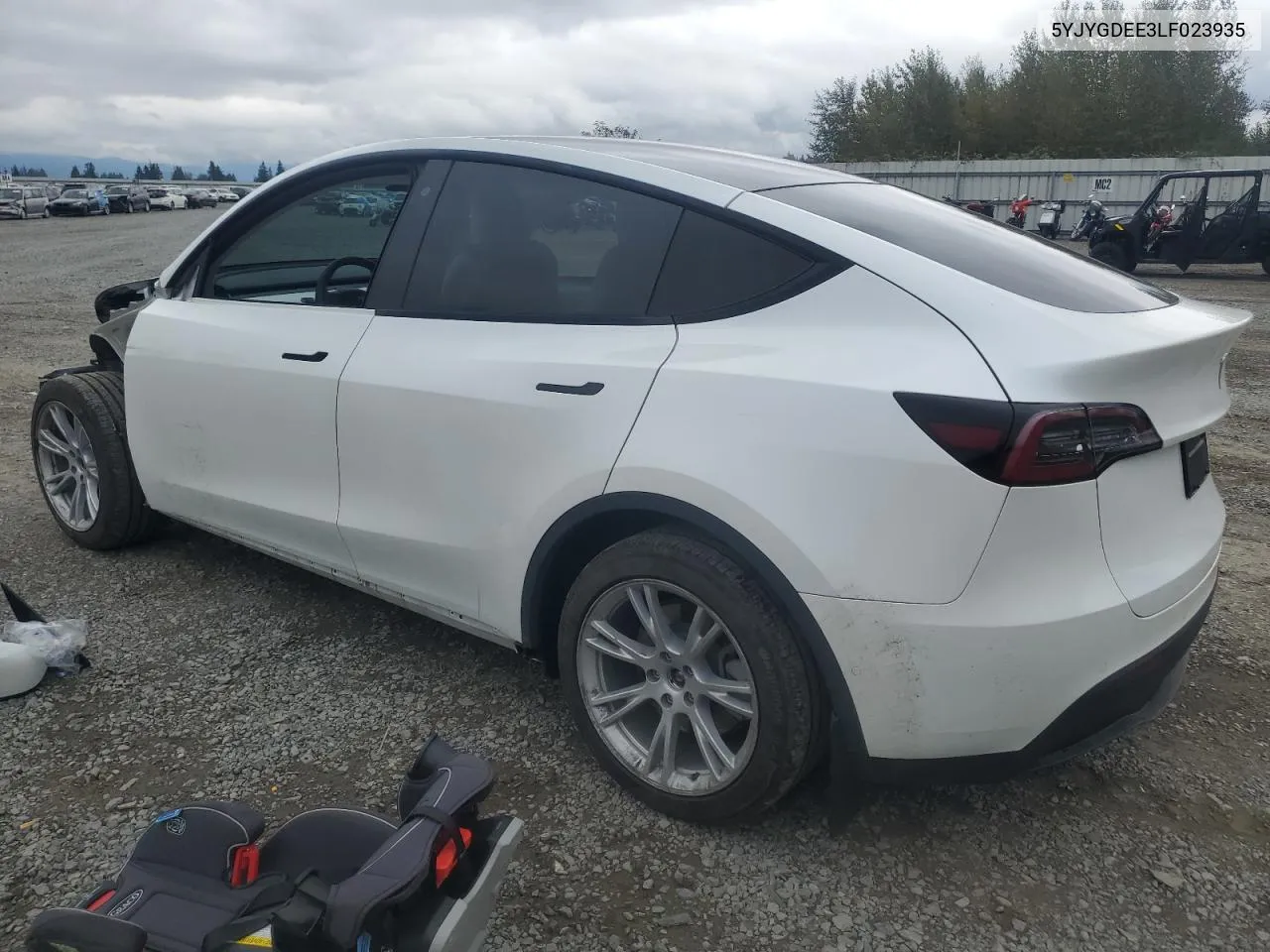 2020 Tesla Model Y VIN: 5YJYGDEE3LF023935 Lot: 71061854