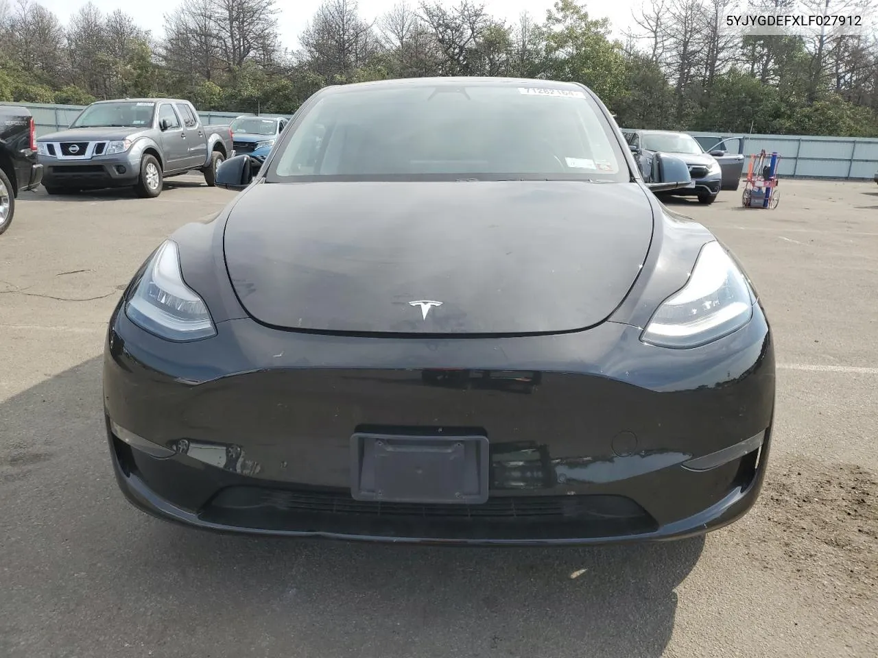 2020 Tesla Model Y VIN: 5YJYGDEFXLF027912 Lot: 71282164