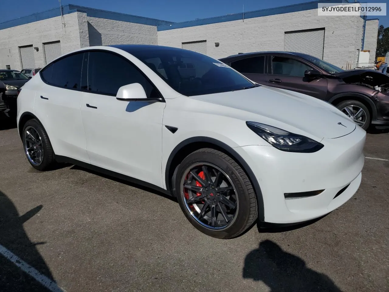 2020 Tesla Model Y VIN: 5YJYGDEE1LF012996 Lot: 71574084