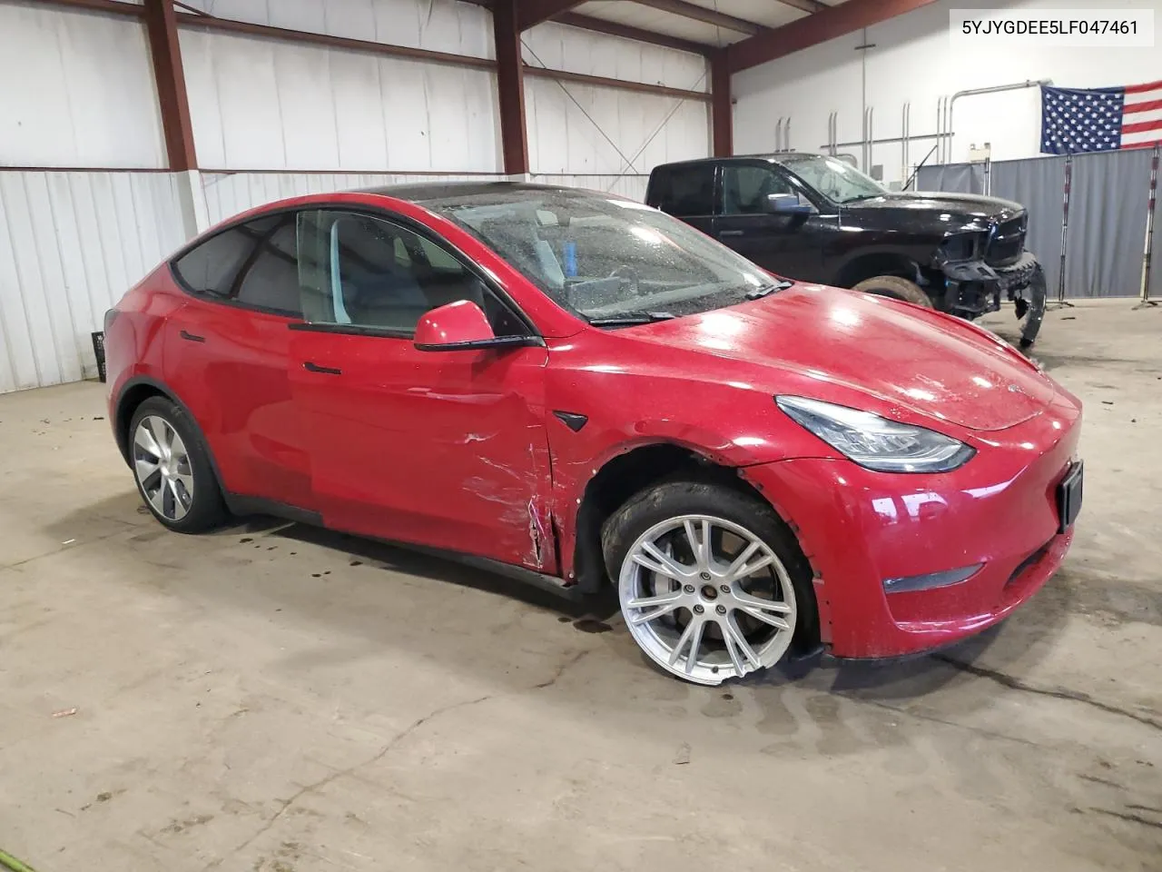 2020 Tesla Model Y VIN: 5YJYGDEE5LF047461 Lot: 71749274