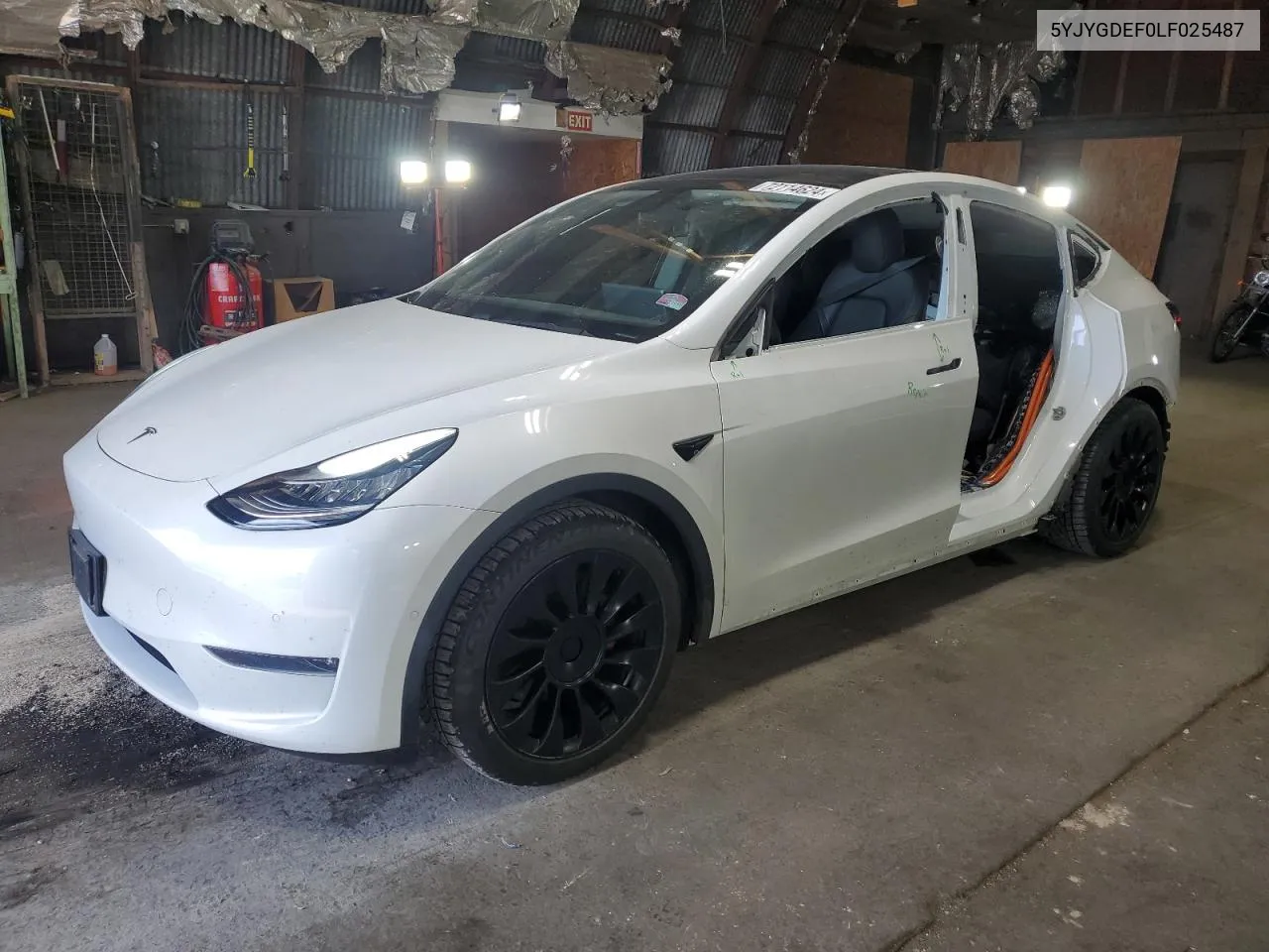 5YJYGDEF0LF025487 2020 Tesla Model Y