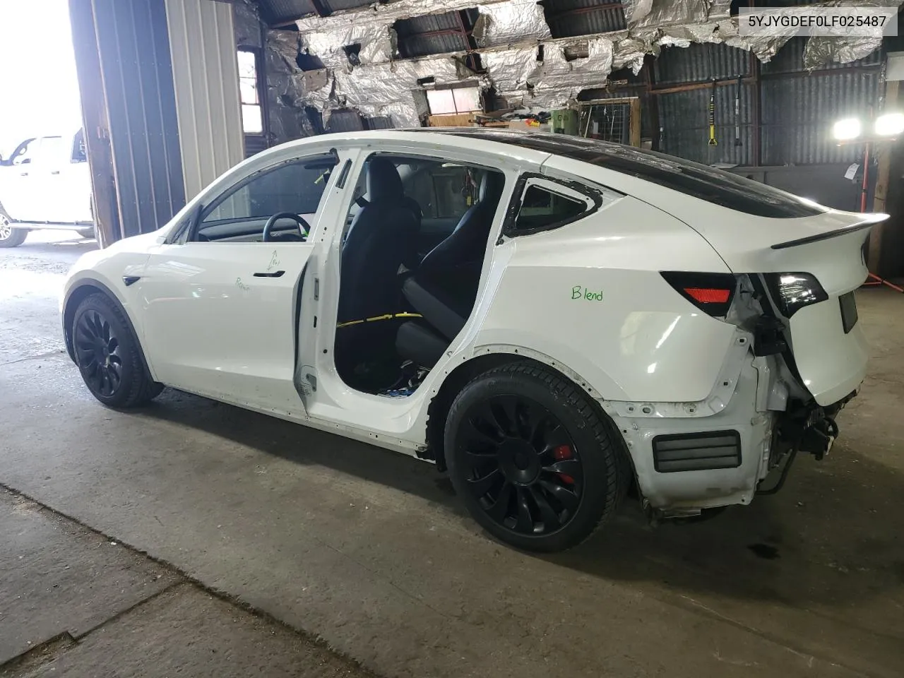 5YJYGDEF0LF025487 2020 Tesla Model Y