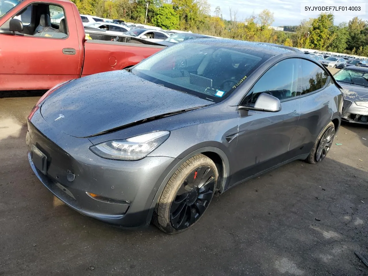 5YJYGDEF7LF014003 2020 Tesla Model Y