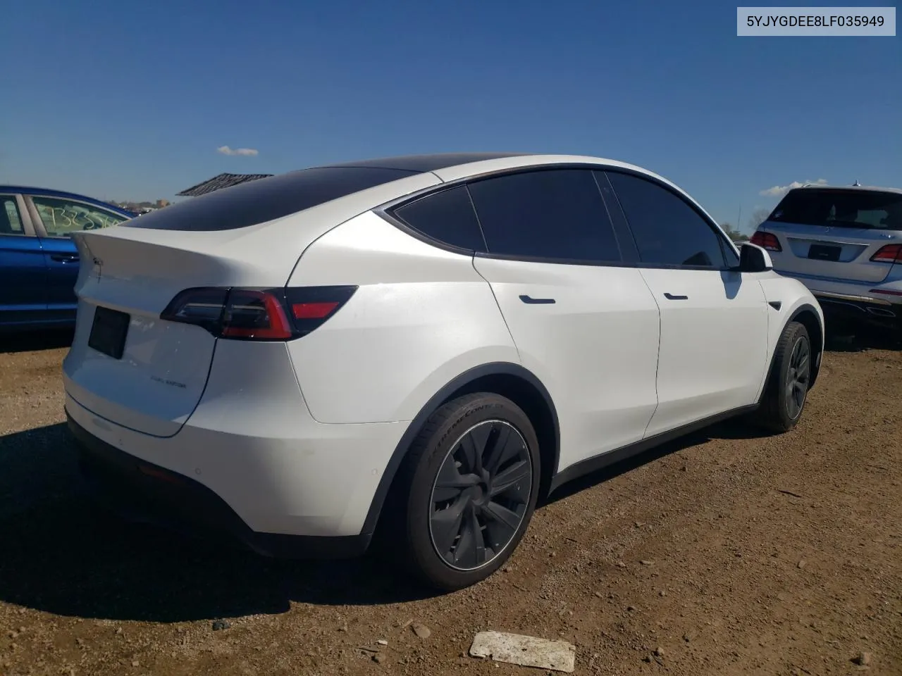 5YJYGDEE8LF035949 2020 Tesla Model Y