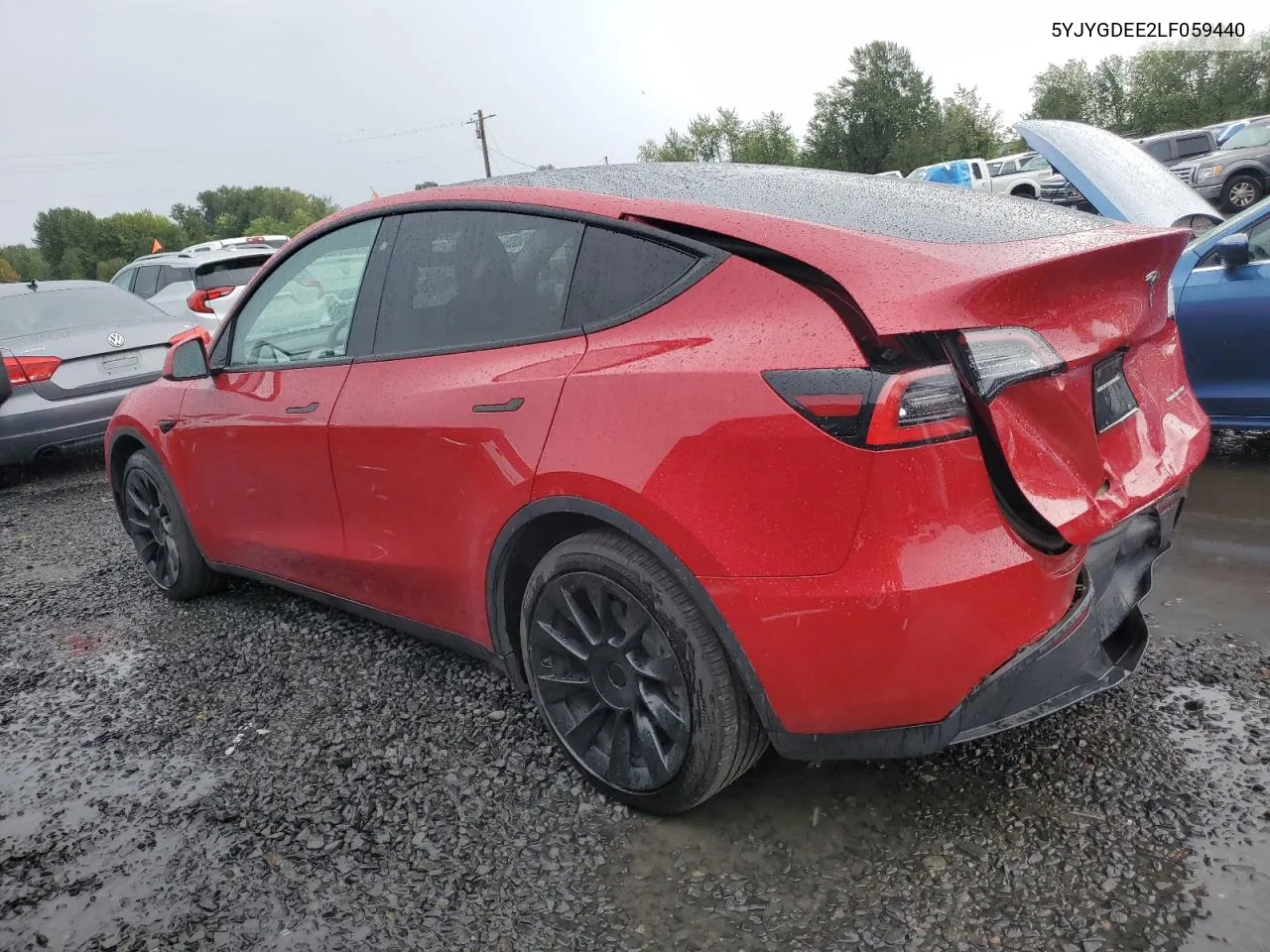 2020 Tesla Model Y VIN: 5YJYGDEE2LF059440 Lot: 72935674