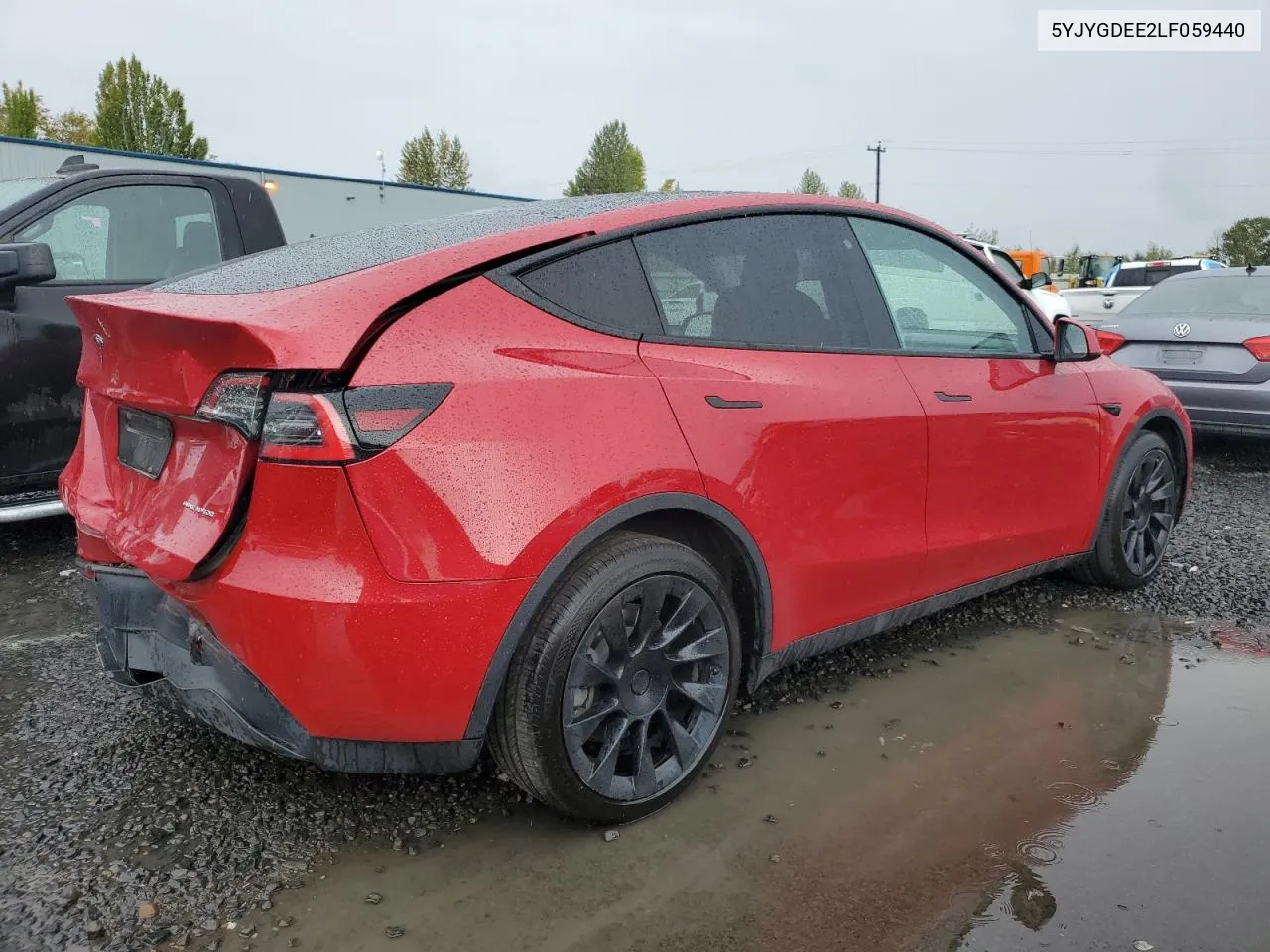 2020 Tesla Model Y VIN: 5YJYGDEE2LF059440 Lot: 72935674