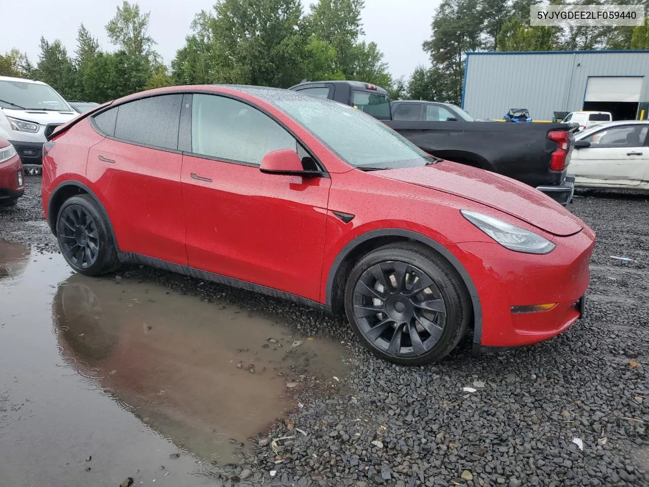 2020 Tesla Model Y VIN: 5YJYGDEE2LF059440 Lot: 72935674