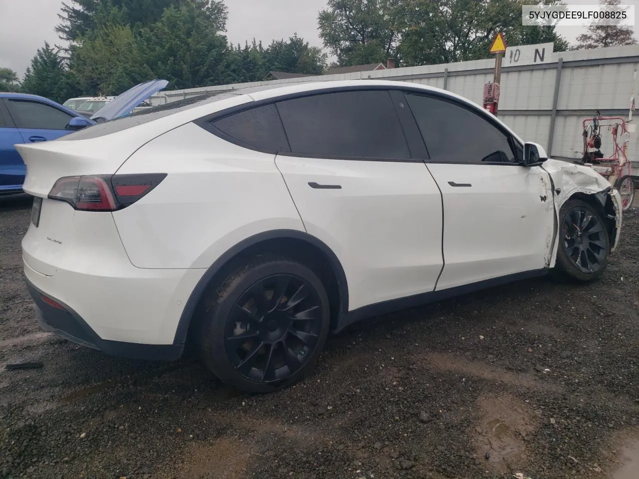 2020 Tesla Model Y VIN: 5YJYGDEE9LF008825 Lot: 72996114