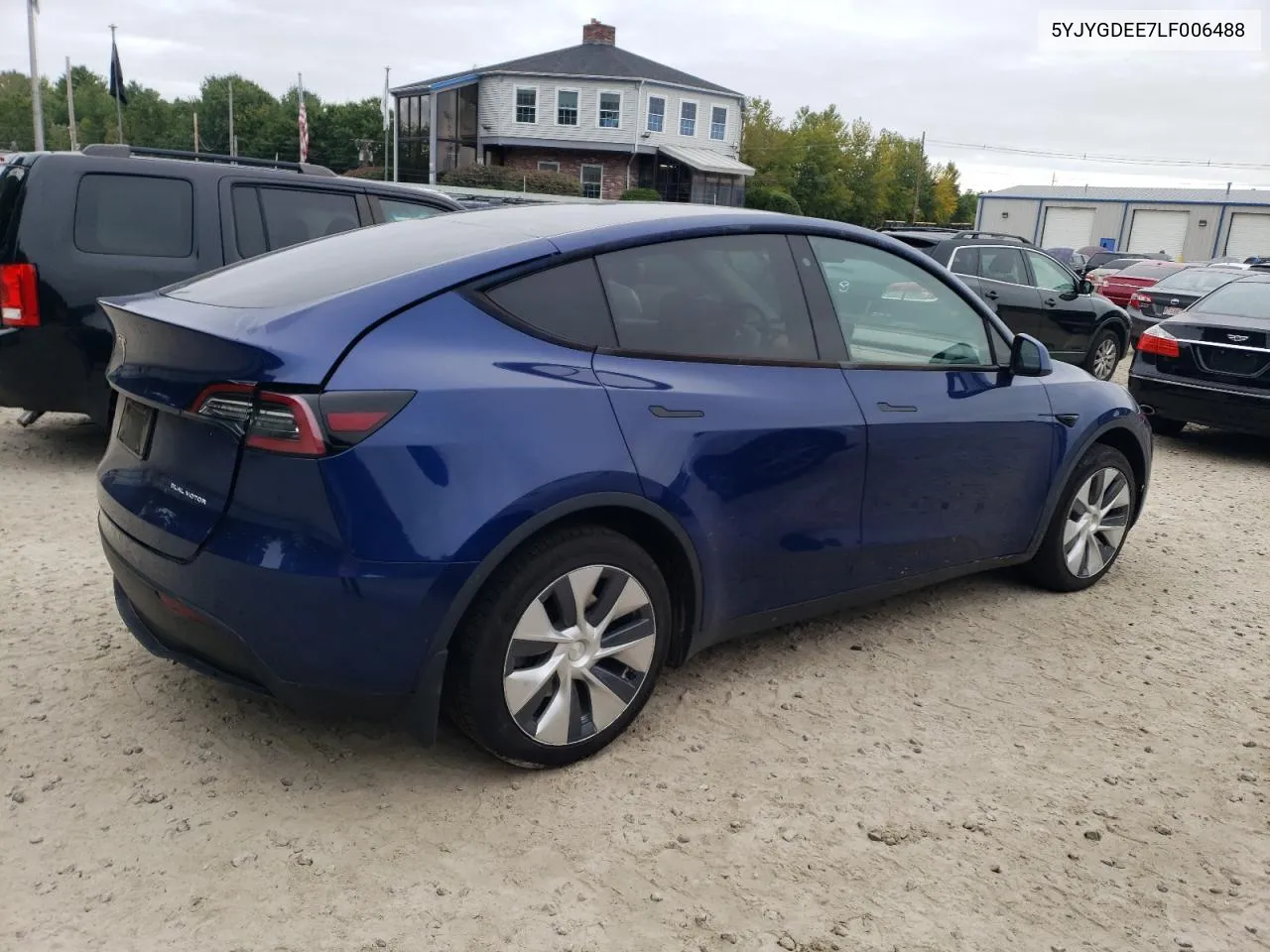 2020 Tesla Model Y VIN: 5YJYGDEE7LF006488 Lot: 73006654