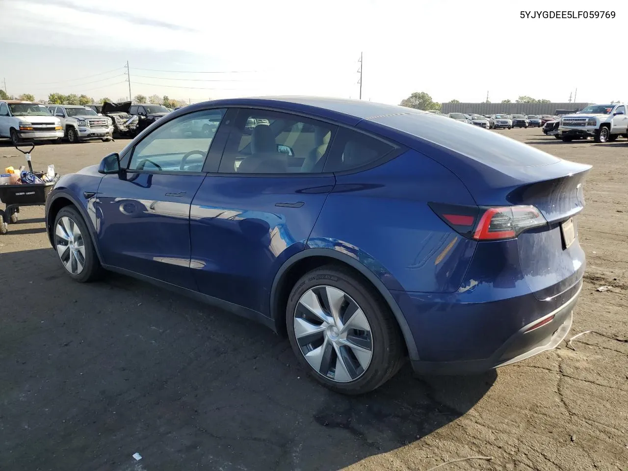 2020 Tesla Model Y VIN: 5YJYGDEE5LF059769 Lot: 73503204