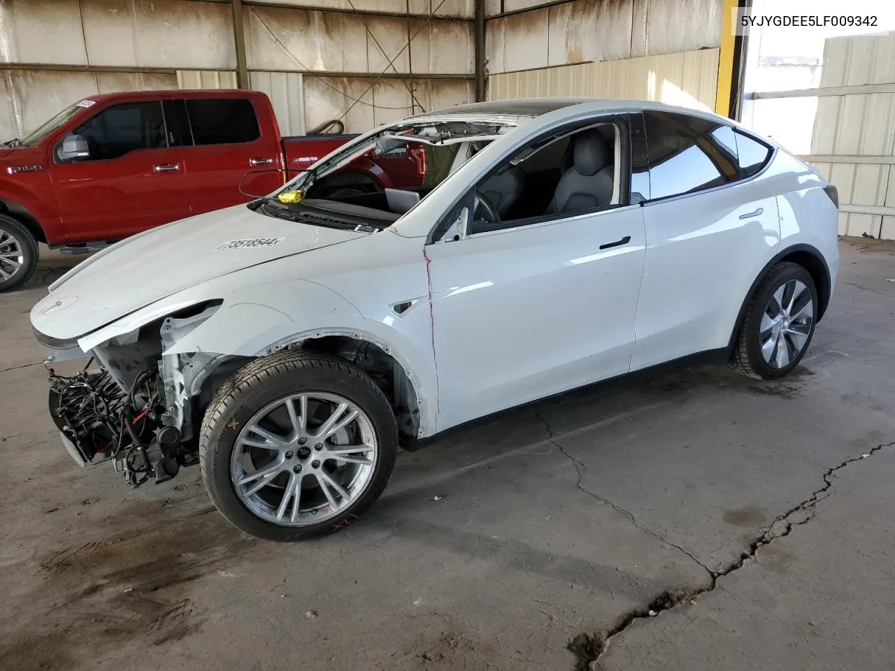 2020 Tesla Model Y VIN: 5YJYGDEE5LF009342 Lot: 73518544