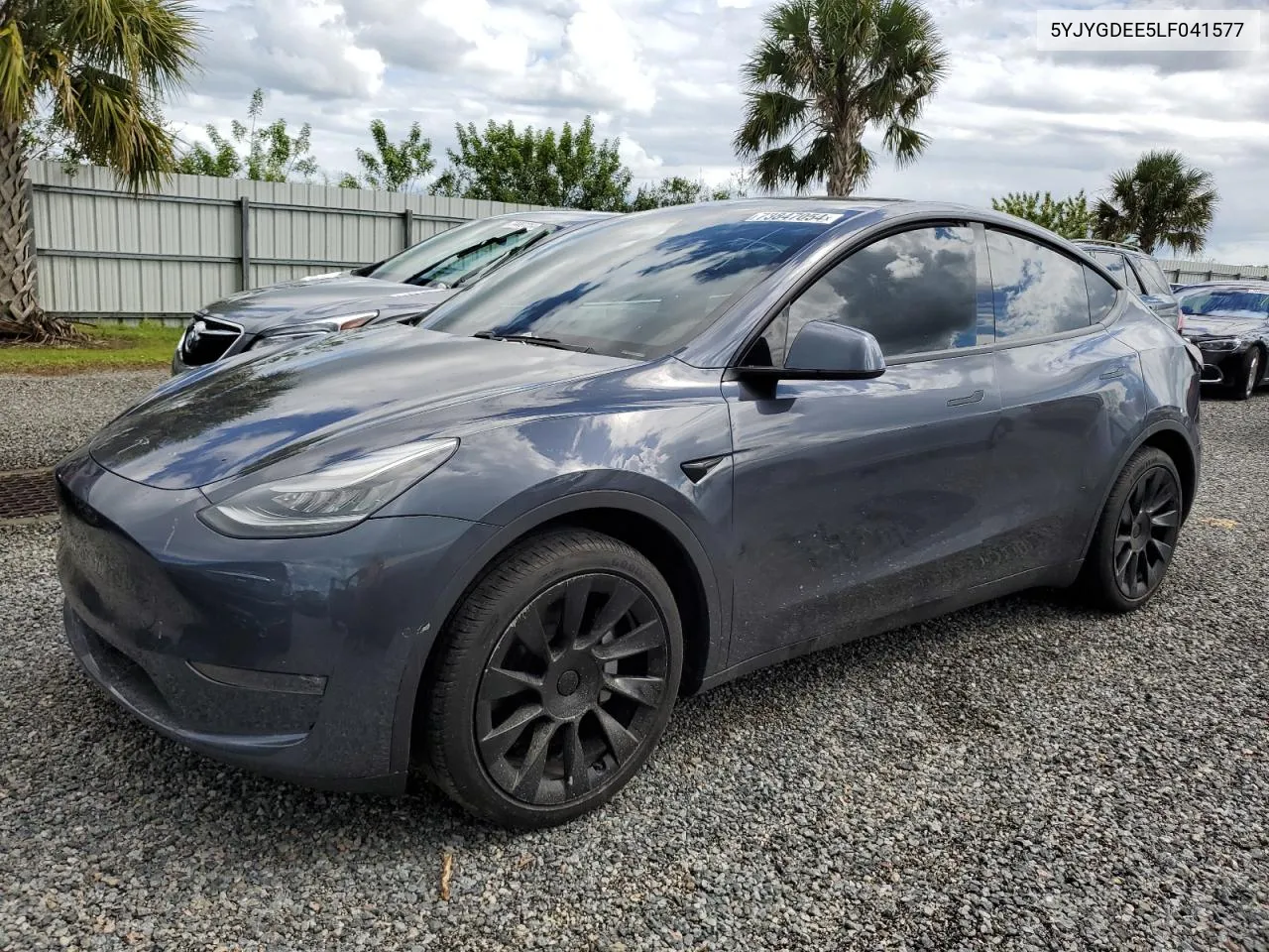 2020 Tesla Model Y VIN: 5YJYGDEE5LF041577 Lot: 73847054