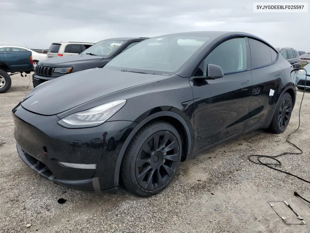 2020 Tesla Model Y VIN: 5YJYGDEE8LF025597 Lot: 75116394