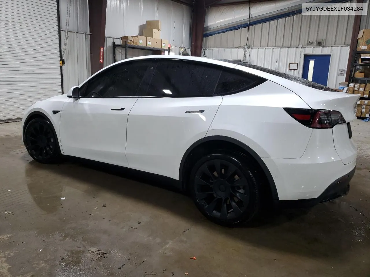 2020 Tesla Model Y VIN: 5YJYGDEEXLF034284 Lot: 76489574