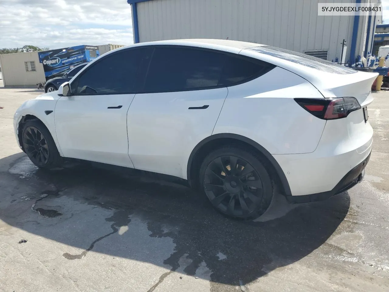 2020 Tesla Model Y VIN: 5YJYGDEEXLF008431 Lot: 76588934