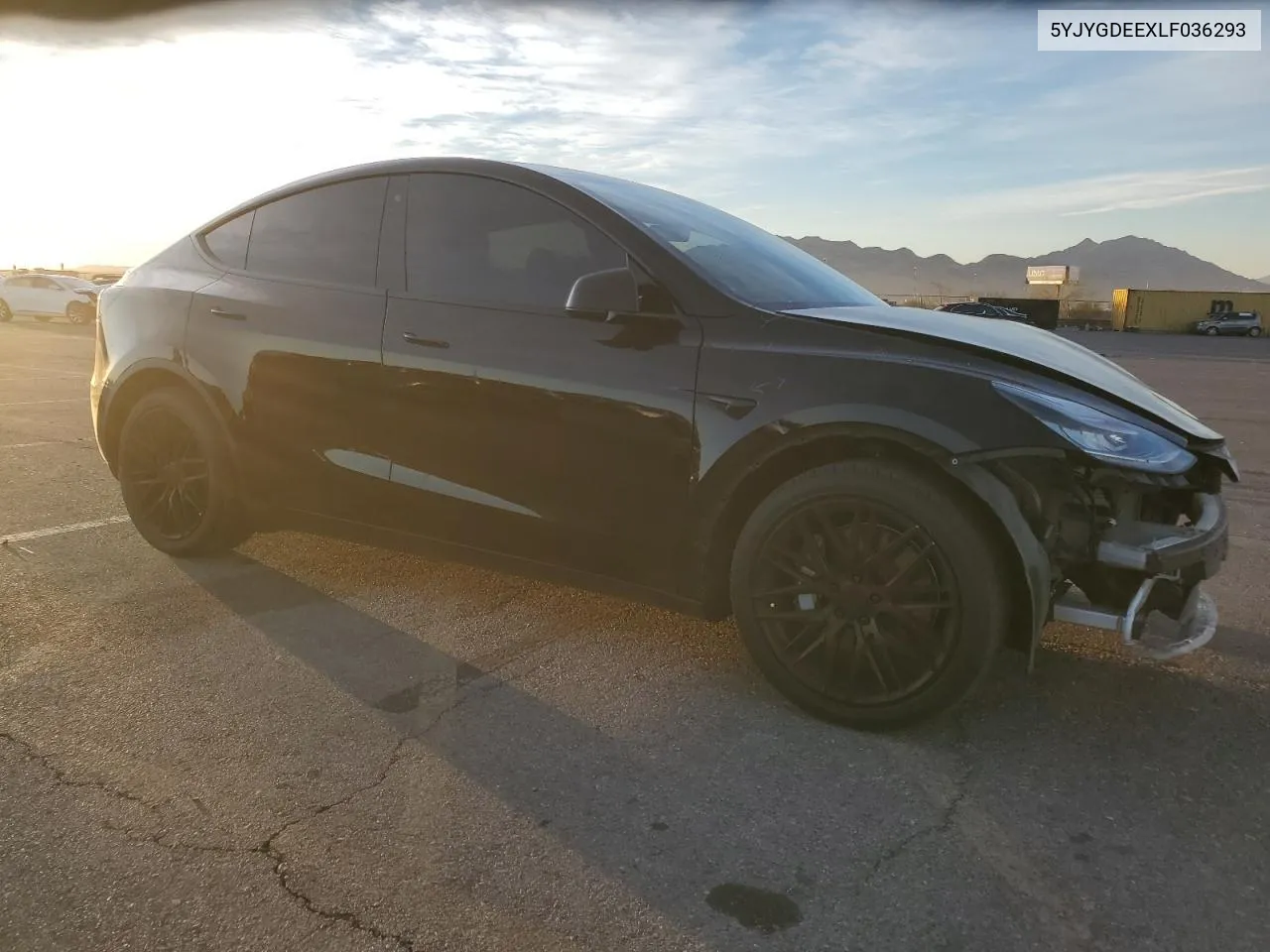 2020 Tesla Model Y VIN: 5YJYGDEEXLF036293 Lot: 76919294