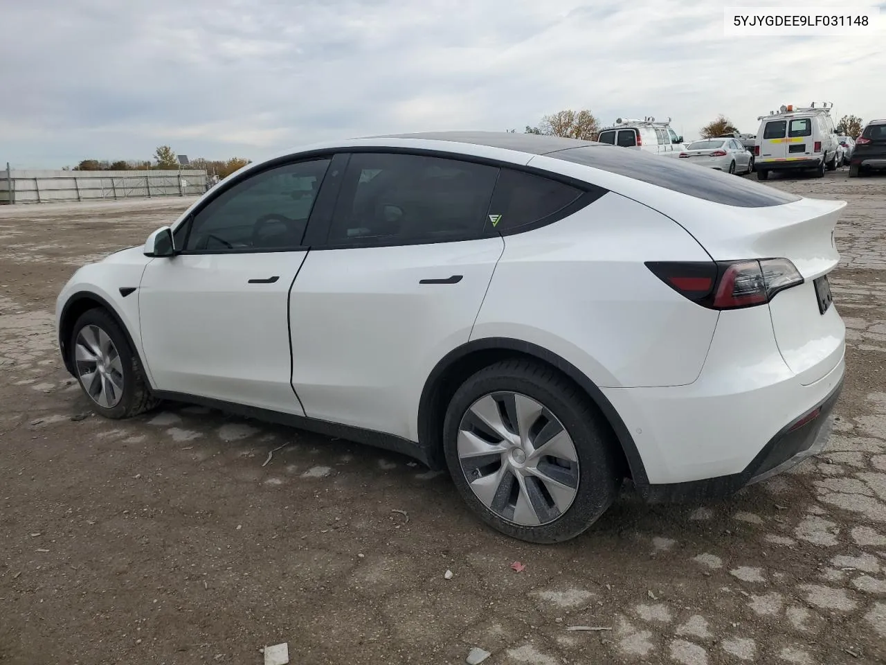 2020 Tesla Model Y VIN: 5YJYGDEE9LF031148 Lot: 77130914