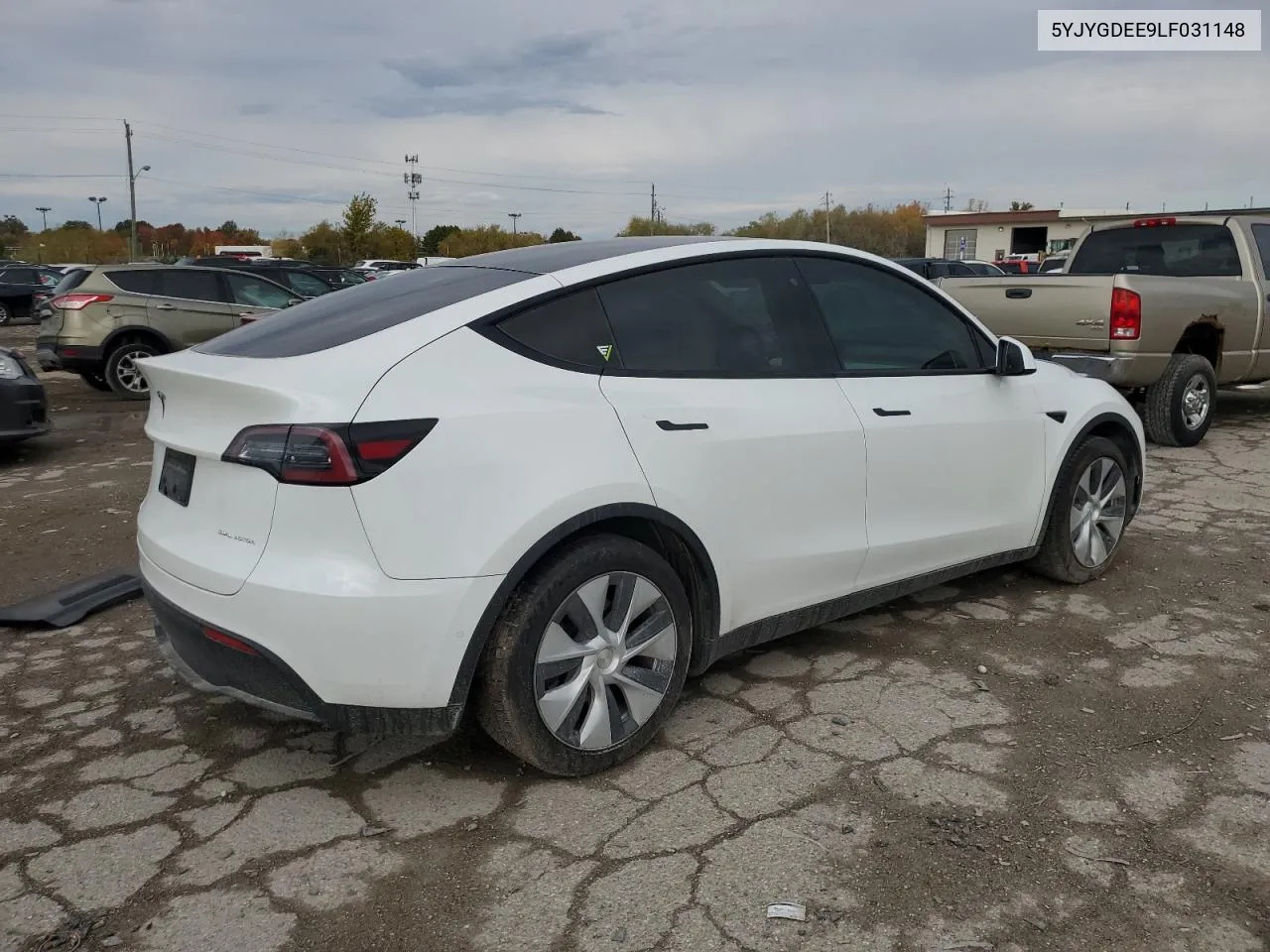 2020 Tesla Model Y VIN: 5YJYGDEE9LF031148 Lot: 77130914