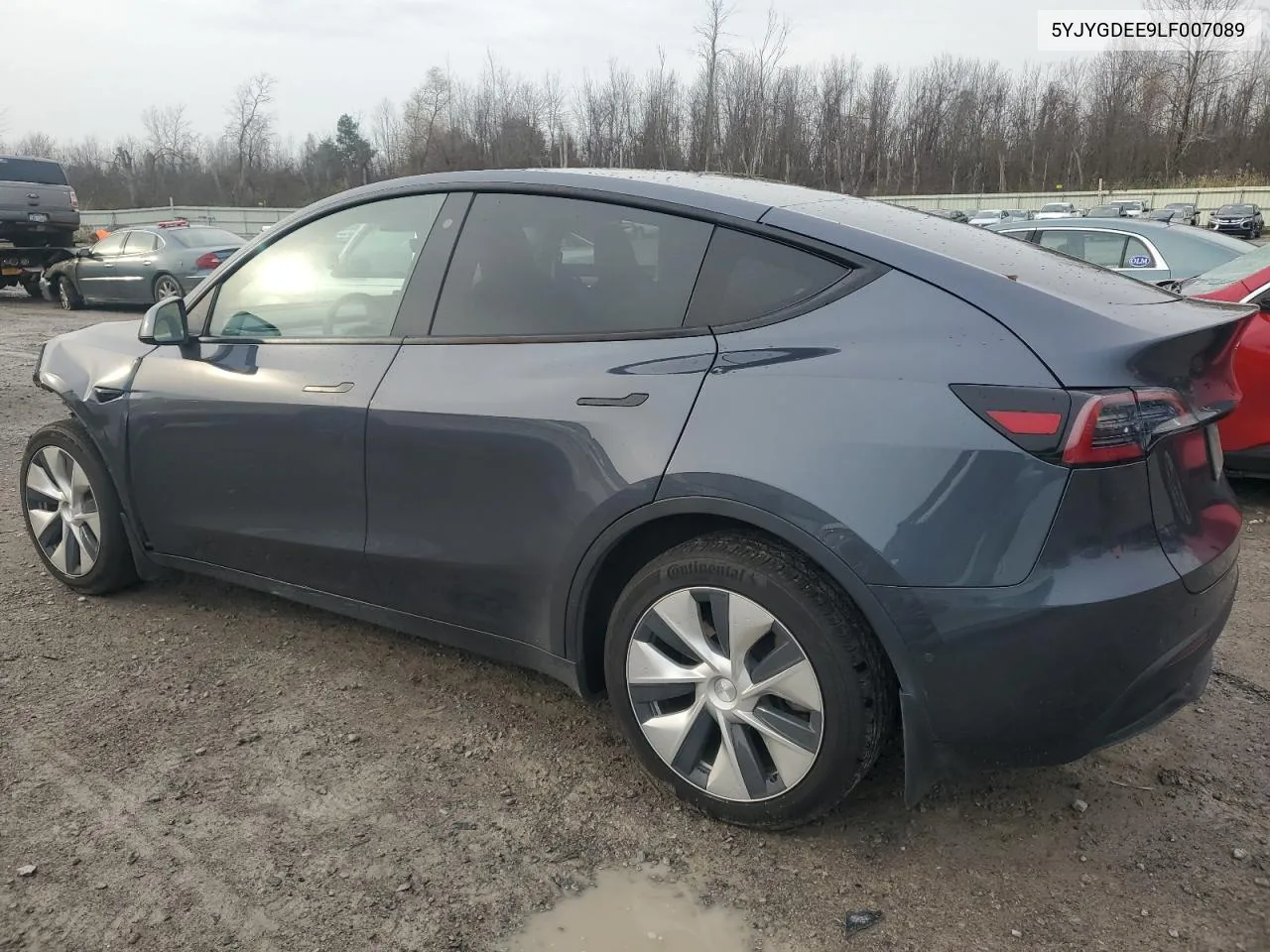 2020 Tesla Model Y VIN: 5YJYGDEE9LF007089 Lot: 77971194