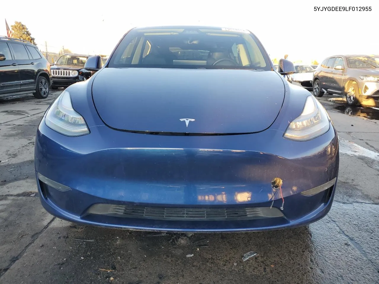 2020 Tesla Model Y VIN: 5YJYGDEE9LF012955 Lot: 79644054