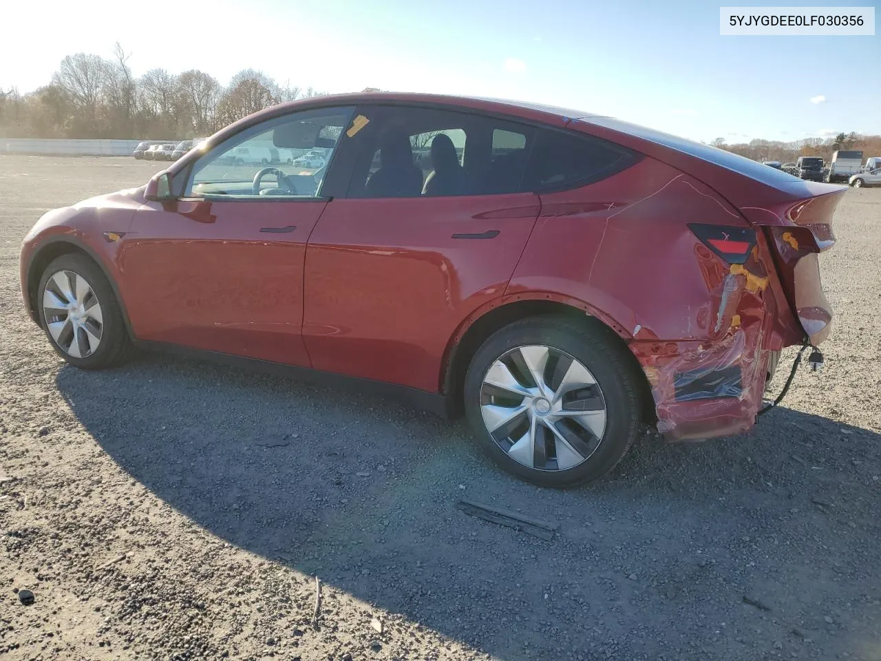 2020 Tesla Model Y VIN: 5YJYGDEE0LF030356 Lot: 80057584