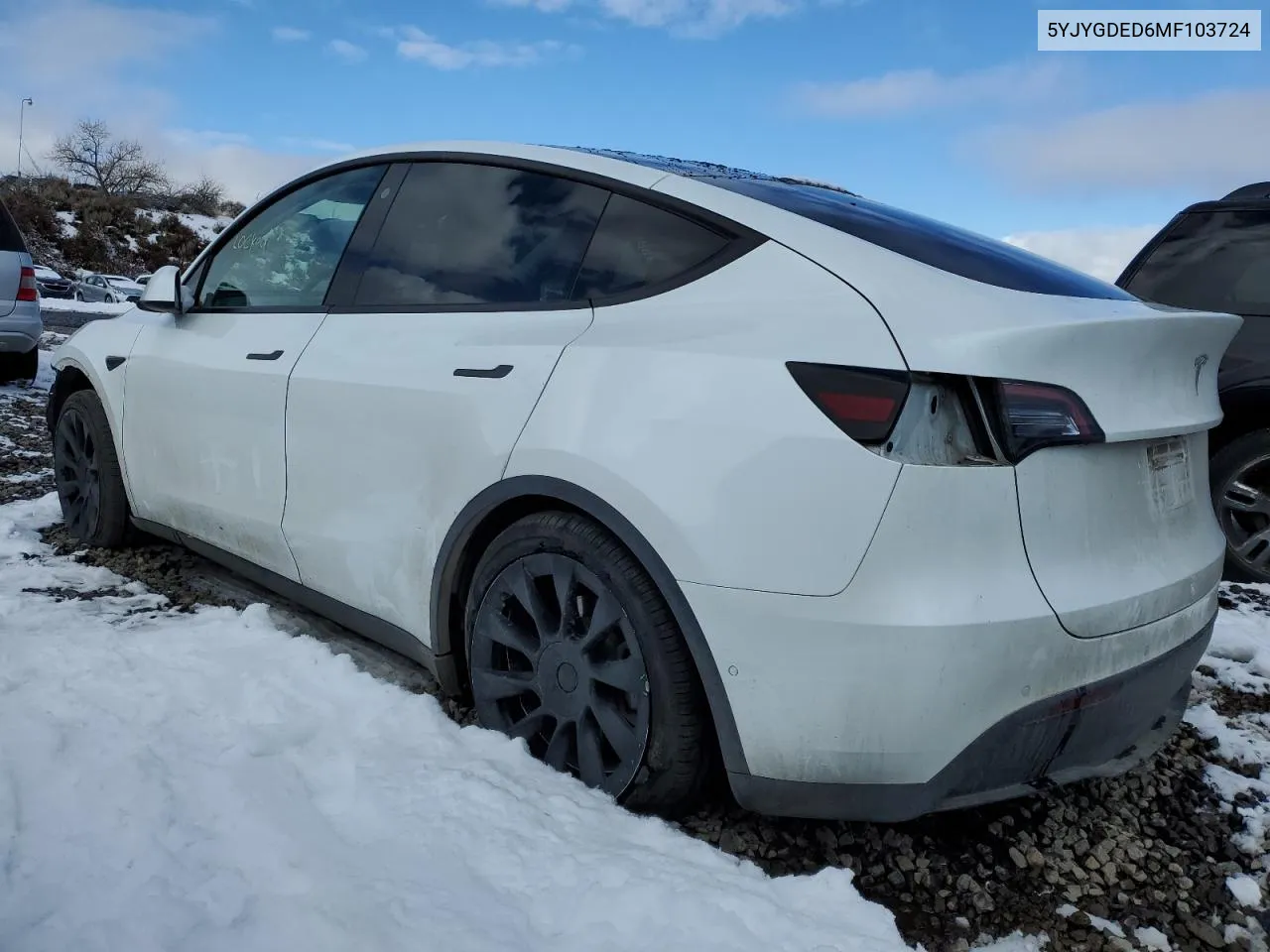 5YJYGDED6MF103724 2021 Tesla Model Y