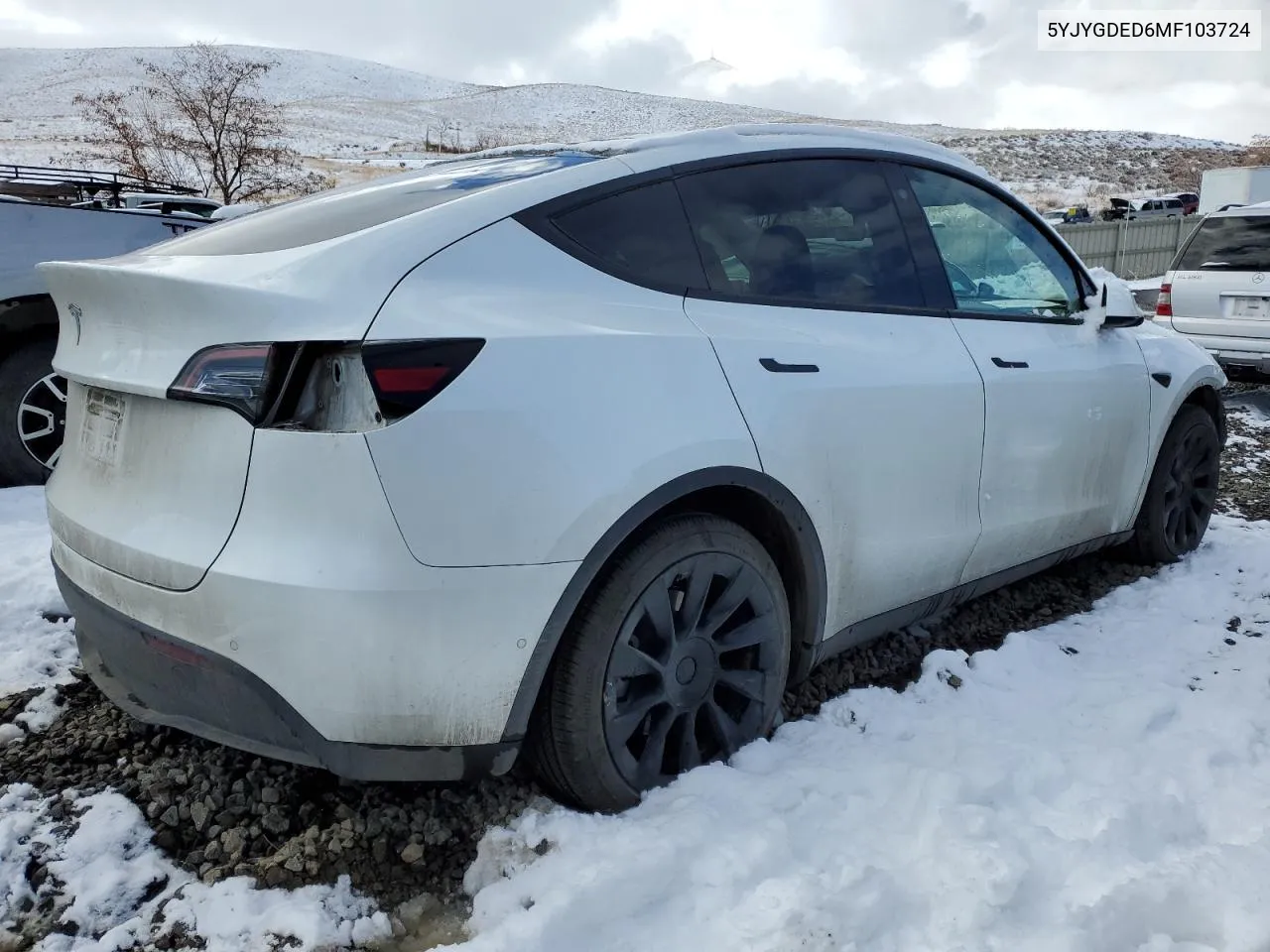 5YJYGDED6MF103724 2021 Tesla Model Y