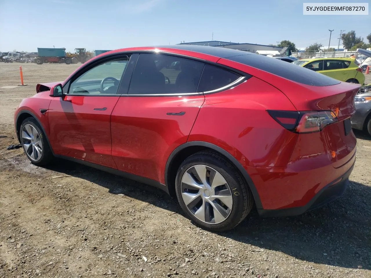 2021 Tesla Model Y VIN: 5YJYGDEE9MF087270 Lot: 48710304