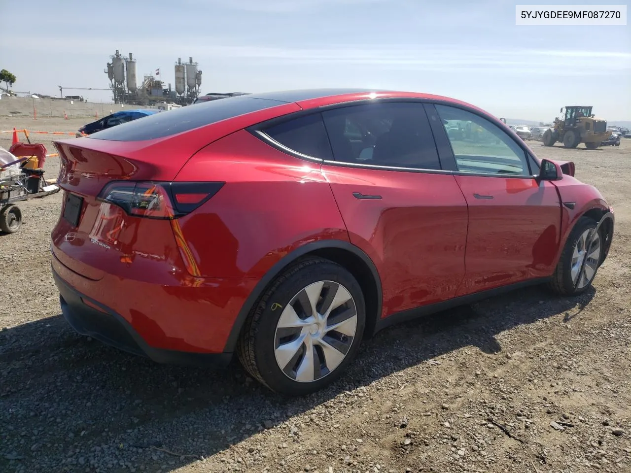 2021 Tesla Model Y VIN: 5YJYGDEE9MF087270 Lot: 48710304