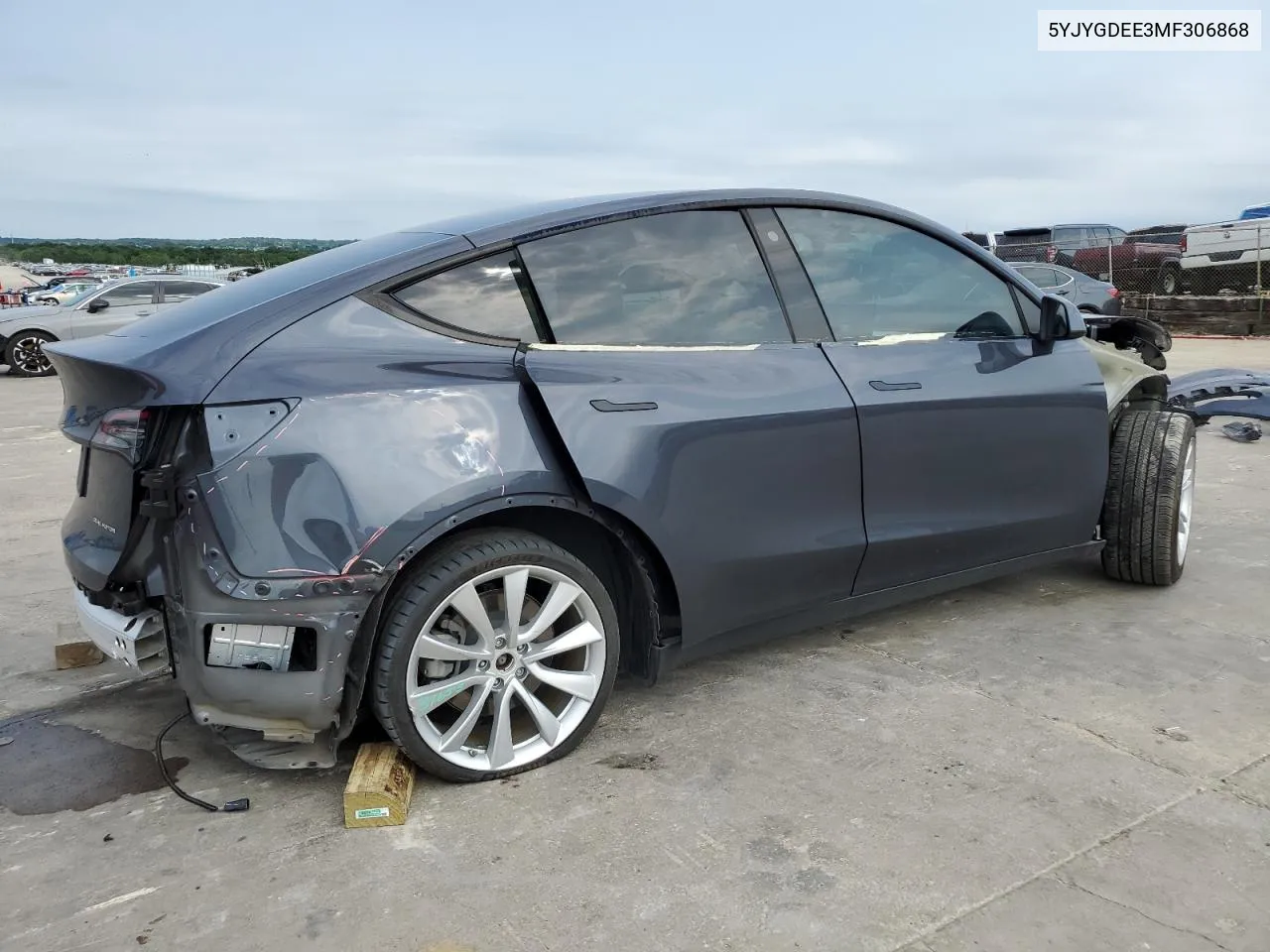 2021 Tesla Model Y VIN: 5YJYGDEE3MF306868 Lot: 50586044