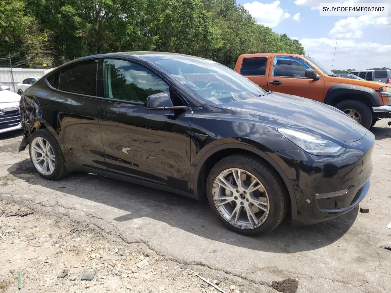 2021 Tesla Model Y VIN: 5YJYGDEE4MF062602 Lot: 57289874