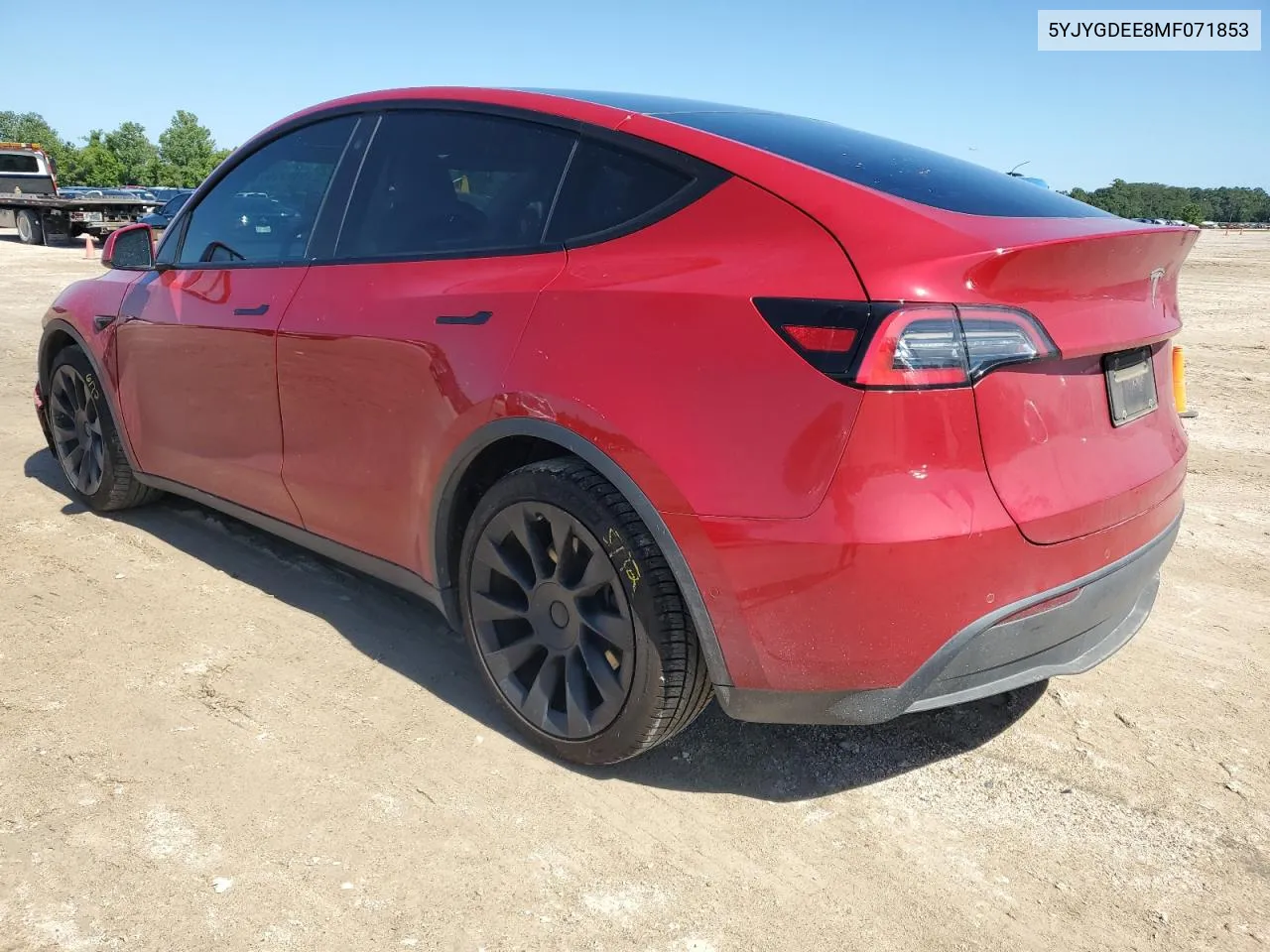 2021 Tesla Model Y VIN: 5YJYGDEE8MF071853 Lot: 57877924