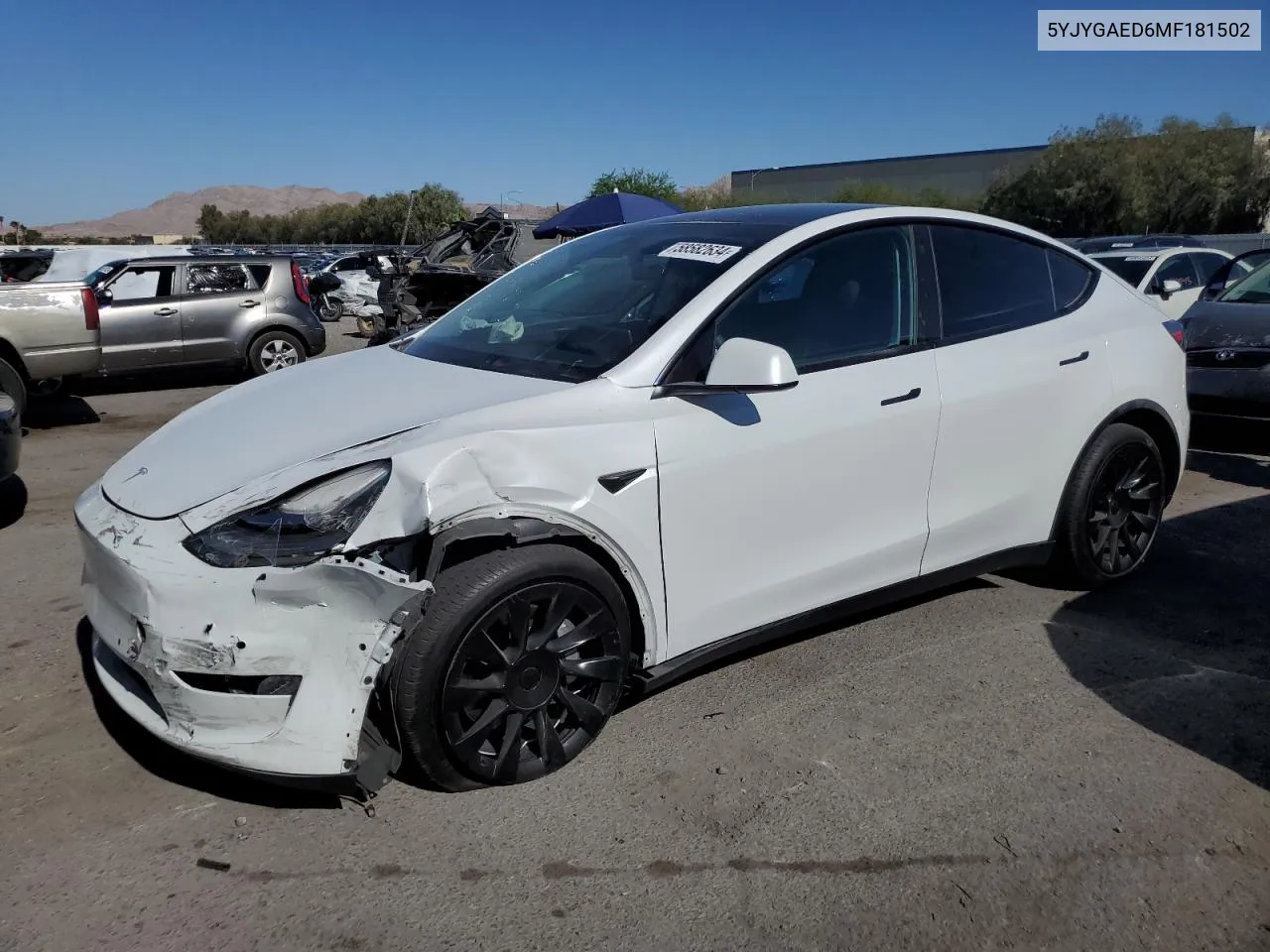 5YJYGAED6MF181502 2021 Tesla Model Y