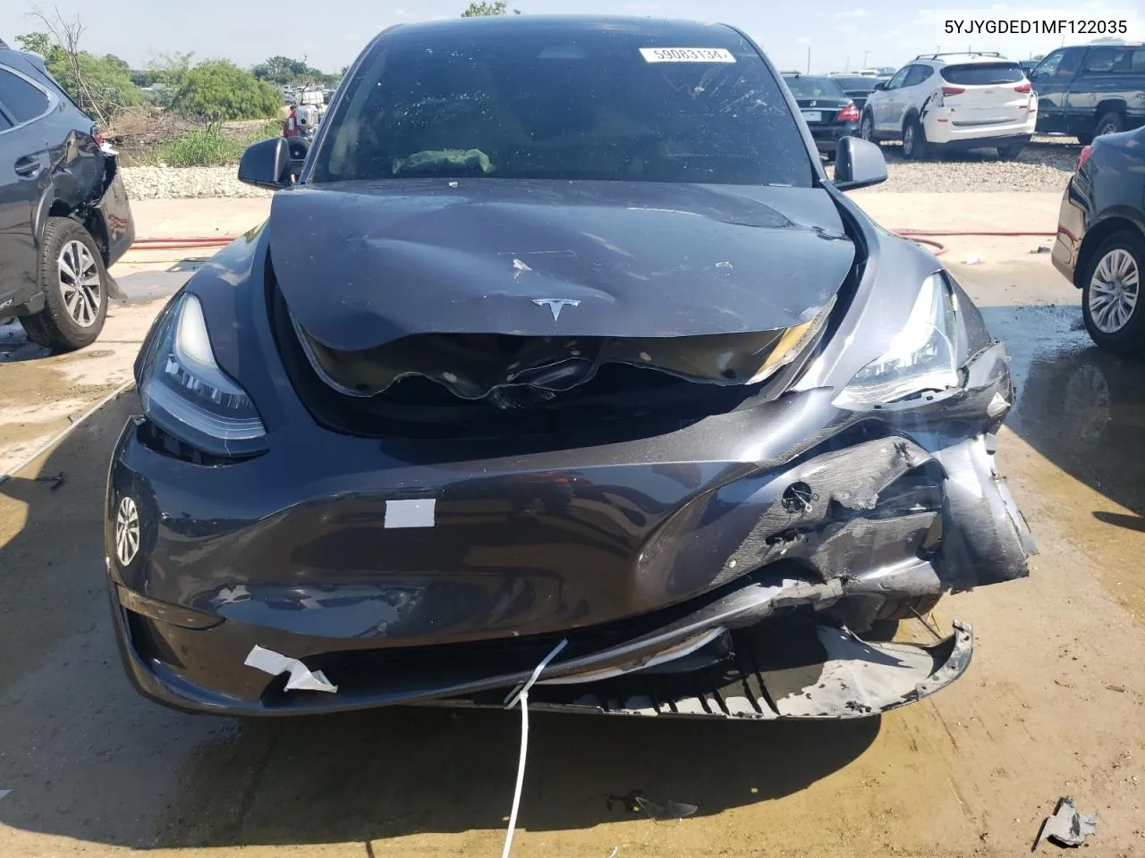 5YJYGDED1MF122035 2021 Tesla Model Y