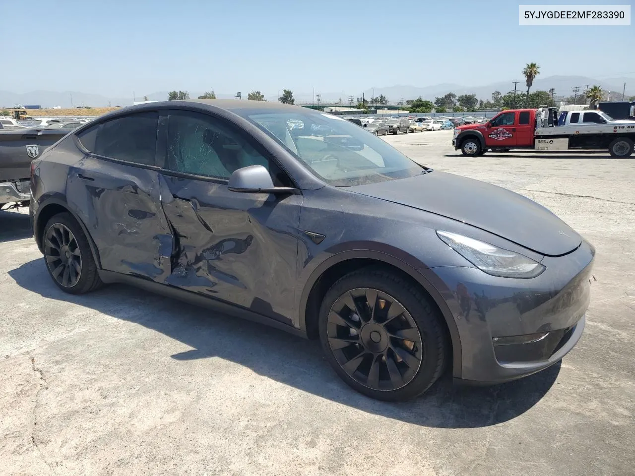 5YJYGDEE2MF283390 2021 Tesla Model Y