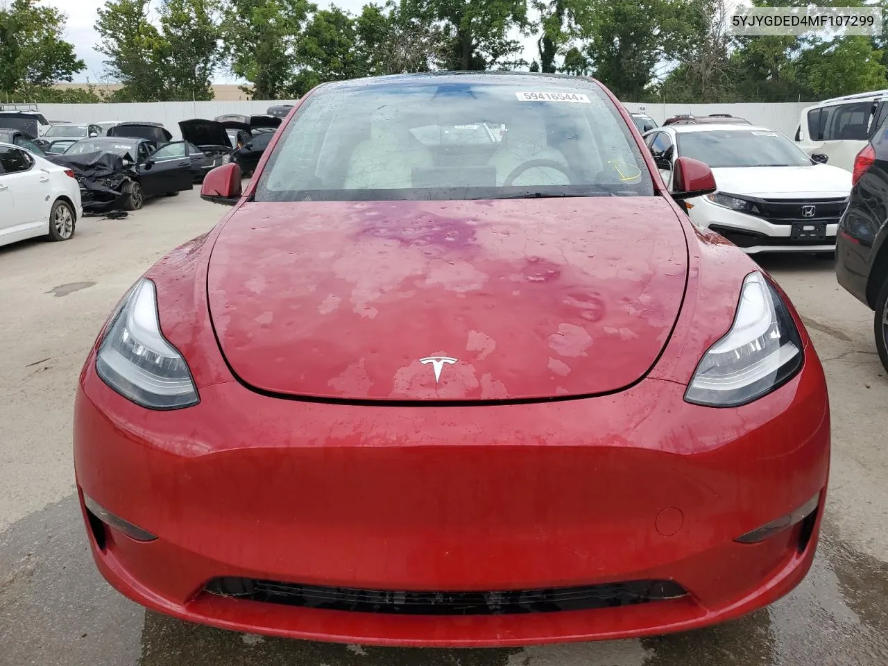 5YJYGDED4MF107299 2021 Tesla Model Y