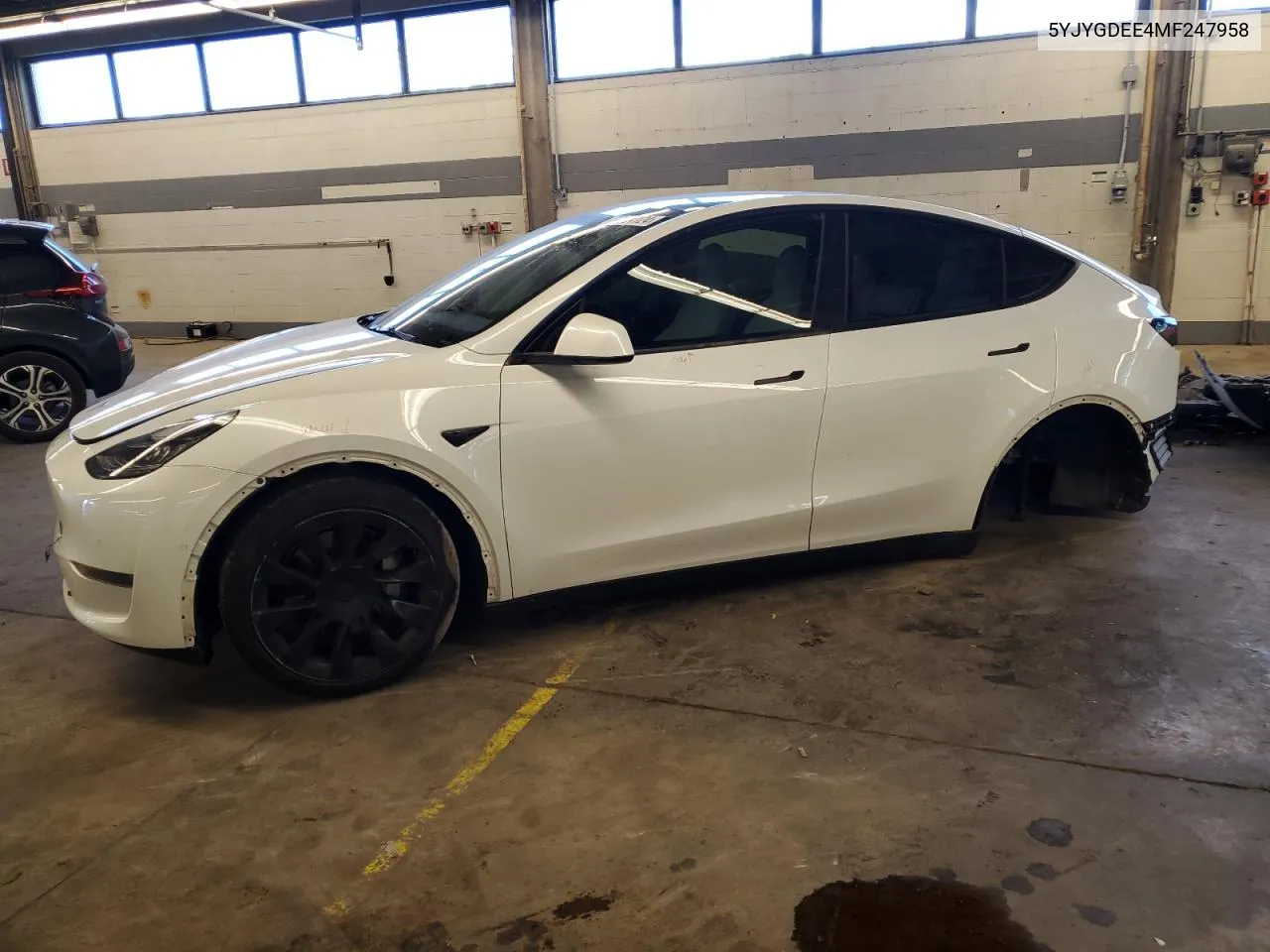 2021 Tesla Model Y VIN: 5YJYGDEE4MF247958 Lot: 59464124