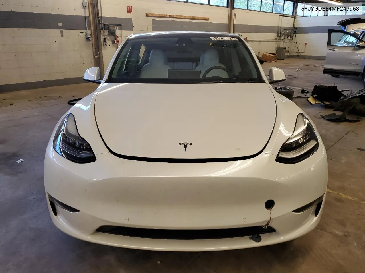 2021 Tesla Model Y VIN: 5YJYGDEE4MF247958 Lot: 59464124