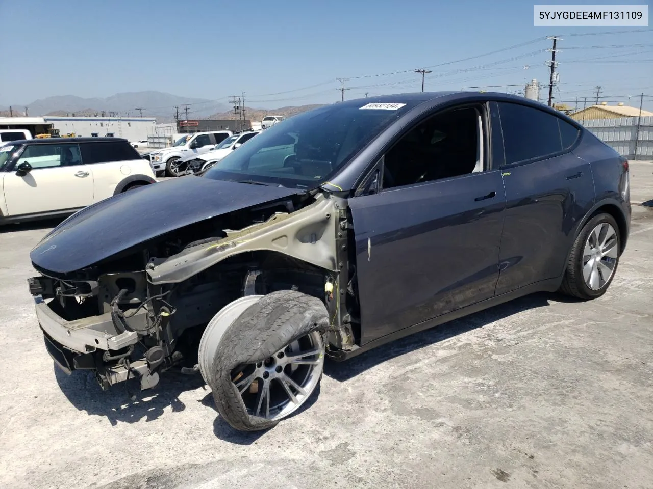 5YJYGDEE4MF131109 2021 Tesla Model Y