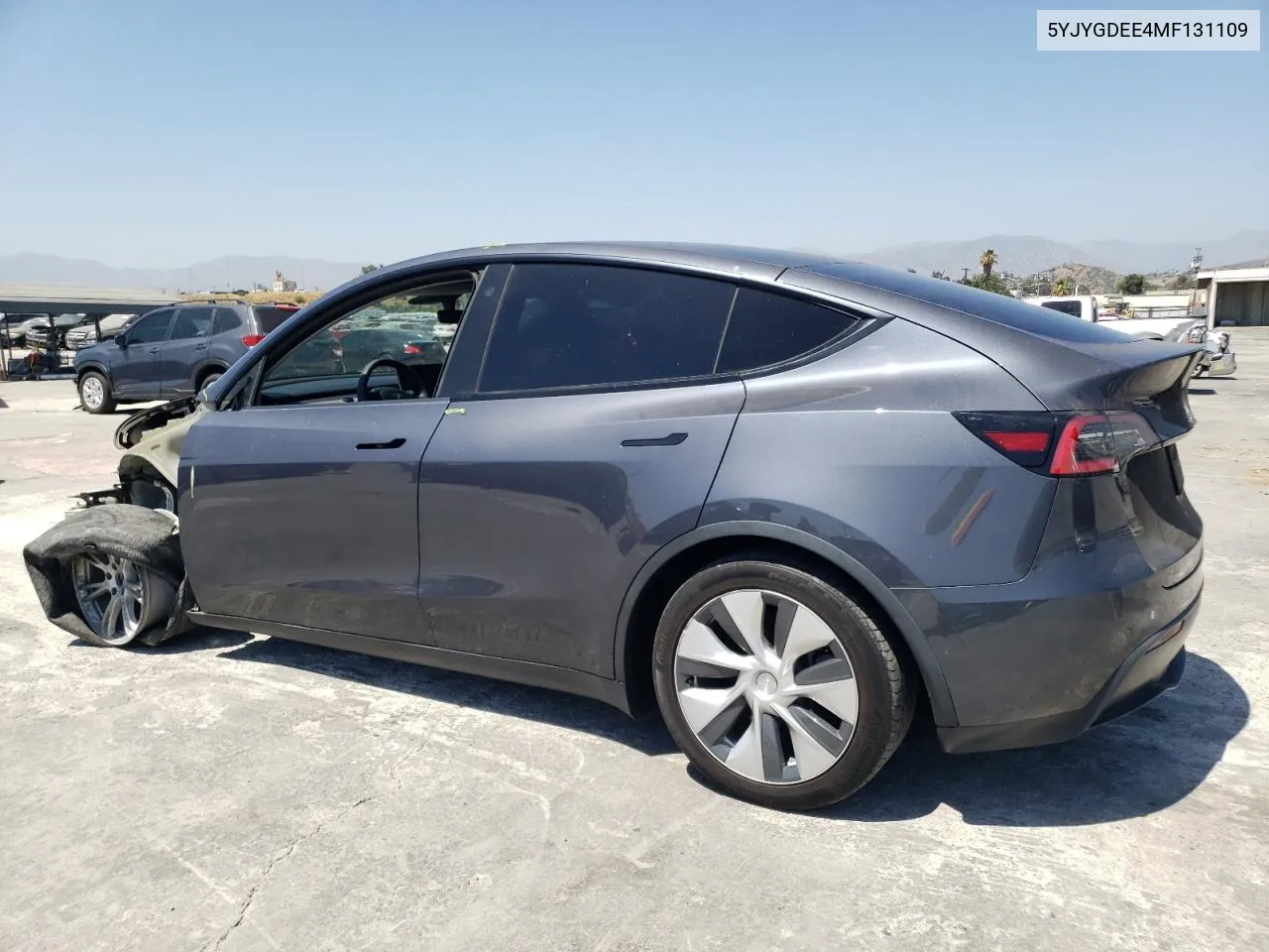 2021 Tesla Model Y VIN: 5YJYGDEE4MF131109 Lot: 60932134