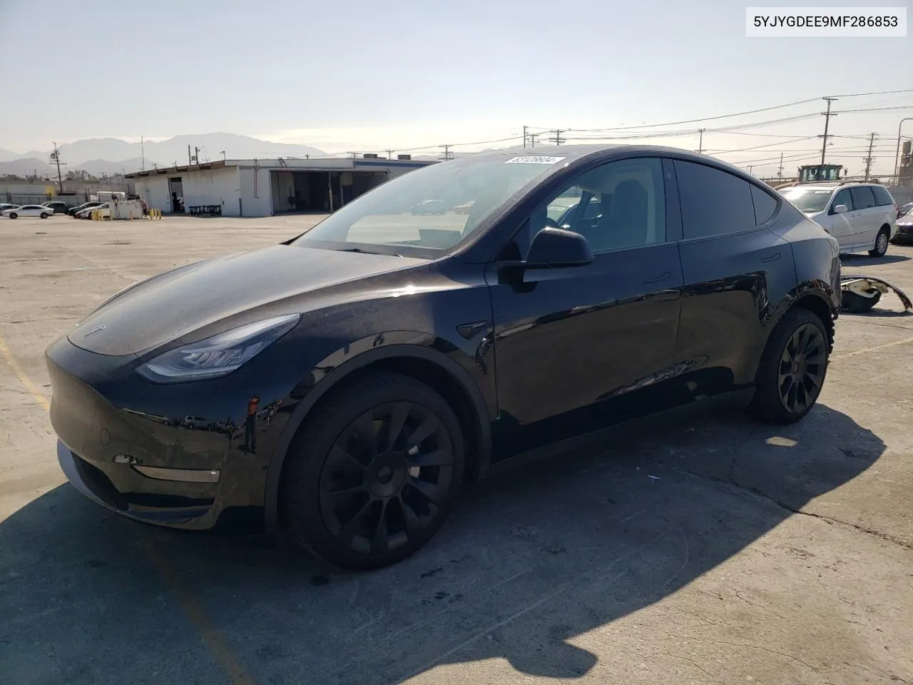 2021 Tesla Model Y VIN: 5YJYGDEE9MF286853 Lot: 63128604